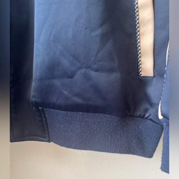 Toka Uomo Embroidered Bird Bomber Satin Jacket - Picture 13 of 13